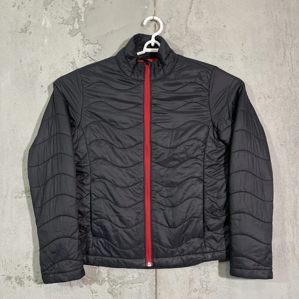 Oobe Quilted‎ black Jacket Womens Size Small Micro Puff